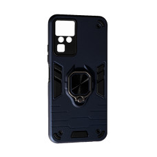 Чохол Armor Antishock Case для Infinix Zero X Pro with Ring Dark Blue with Camera Lens