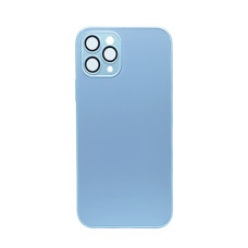 Чохол AG Glass Matte Case for iPhone 12 Pro Max with MagSafe Blue