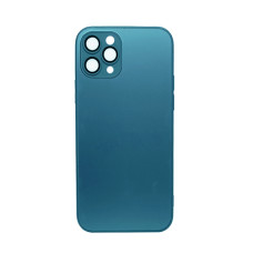 Чохол AG Glass Matte Case for iPhone 12 Pro Max with MagSafe Navy Blue