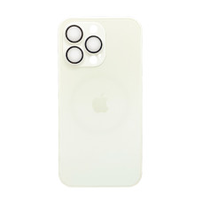 Чохол Aurora Glass Case for iPhone 13 Pro Max with MagSafe Silver