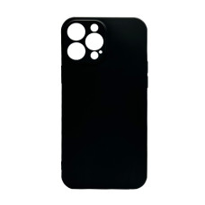Чохол Original Silicon Case iPhone 12 Pro Max Black with Camera Lens