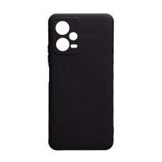 Чохол Original Soft Touch Case for Xiaomi Redmi Note12 5G/Poco X5 5G Black with Camera Lens