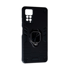 Чохол Armor Antishock Case для Xiaomi Redmi Note12 Pro 4G with Ring Black with Camera Lens