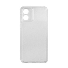 Чохол Silicon Shiny Case Motorola E13 Glitter Clear