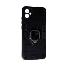 Чохол Armor Antishock Case для Samsung A05-2024/A055 with Ring Black with Camera Lens