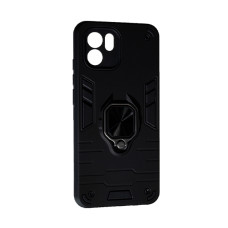 Чохол Armor Antishock Case для Xiaomi Redmi A1/A2 with Ring Black with Camera Lens