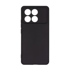 Чохол Original Soft Touch Case for Xiaomi Poco X6 Pro 5G Black with Camera Lens