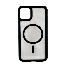 Чохол накладка Mate Plus Metal Buttons Case with MagSafe для iPhone 11 Black