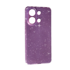 Чохол Silicon Shiny Case Xiaomi Redmi Note 13 4G Glitter Lilac Pride