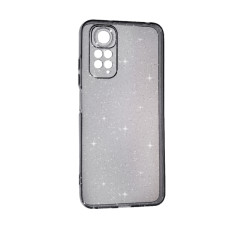 Чохол Silicon Shiny Case Xiaomi Redmi Note 12S Glitter Clear/Black