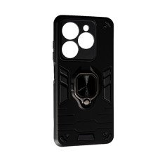 Чохол Armor Antishock Case для Infinix Hot 40/Hot 40 Pro with Ring Black with Camera Lens