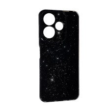 Чохол Silicon Shiny Case Xiaomi Redmi 13/Poco M6 Glitter Black
