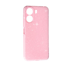 Чохол Silicon Shiny Case Xiaomi Redmi 13C/Poco C65 Glitter Pink