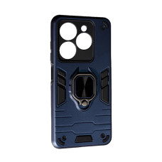 Чохол Armor Antishock Case для Infinix Hot 40i with Ring Dark Blue with Camera Lens