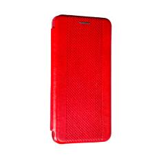 Чохол книжка Kira Slim Shell для Xiaomi Redmi 13 4G/Poco M6 4G Red Perforation NEW