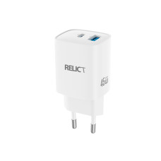 МЗП Relict JetMini 45W USB-C + USB (RCJMGN45-C1A1W) White