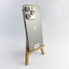 Apple iPhone 15 Pro 256GB Natural Titanium E-Sim Б/У №7227 (Стан 9/10) АКБ 85%